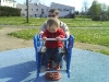Au parc avec Môman et Pôpa